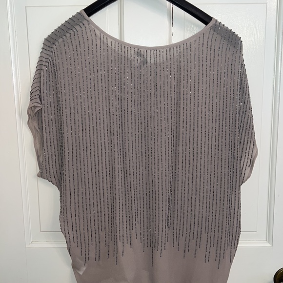 Joie Beaded silk Blouse size small - Picture 3 of 8